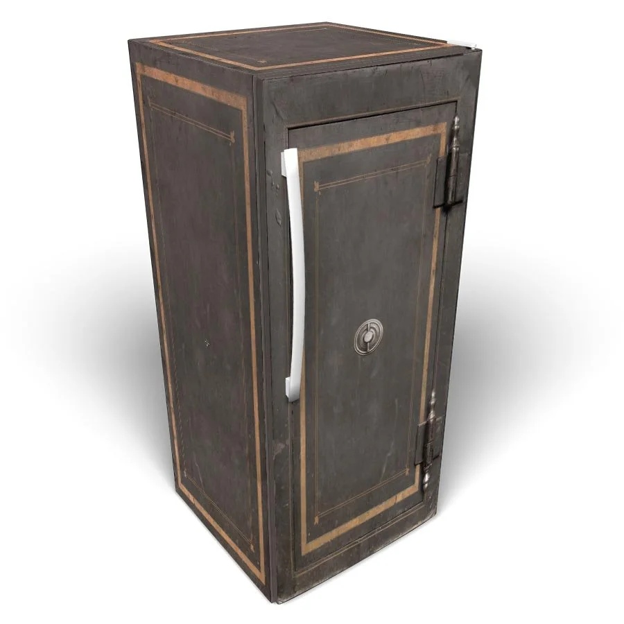 shabbyページです Vintage Safe Refrigerator Wrap